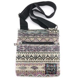 Dakine Shoulder Crossbody Strap Bag Purse‎ 9.5"x8" Canvas Cream